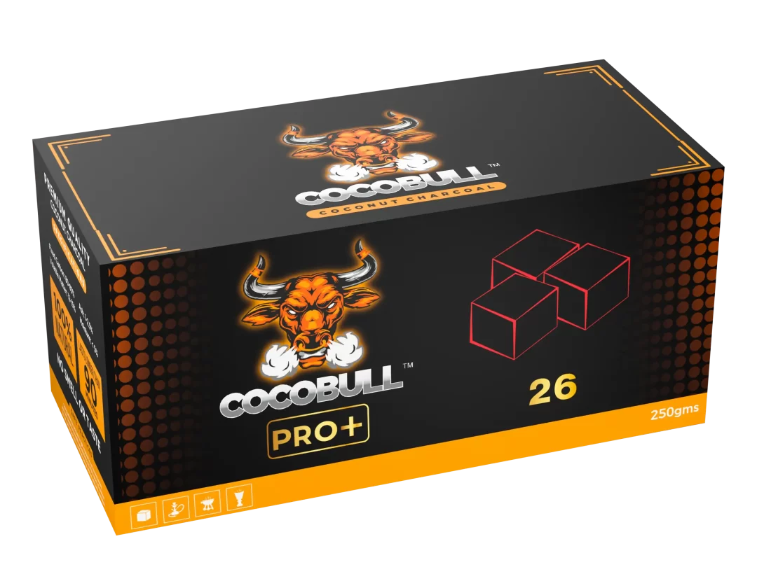 COCOBULL Coconut Shell Charcoal  Premium Quality  26MM - 250 Grams