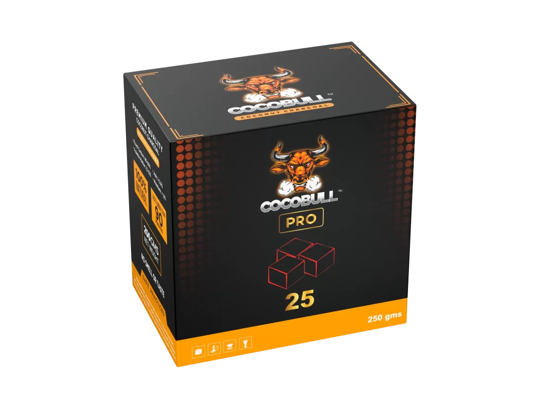 COCOBULL Coconut Shell Charcoal  Premium Quality  25MM - 250 Grams