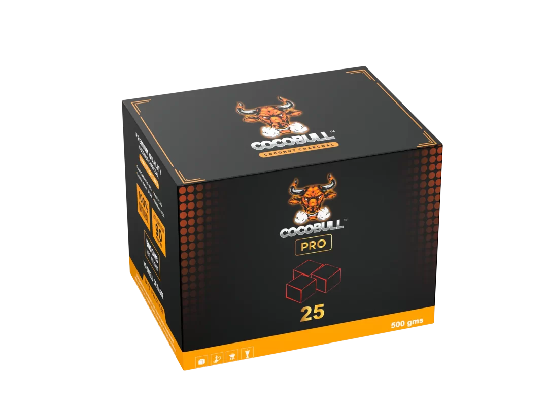 COCOBULL Coconut Shell Charcoal  Premium Quality  25MM - 500 Grams